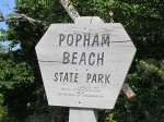 "Popham Beach Sign"